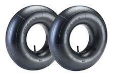 (2-Pack) Fastvert 15x6.00-6" Heavy-Duty Inner Tubes with TR-13 Straight Valve Stem for Lawn Mowers, Yard Tractors, Wheelbarrows, ATV, and More