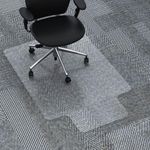 Amyracel Office Chair Mat for Carpet, 30” x 48” Desk Chair Mat for Carpeted Floors, Transparent Floor Mat for Office Chair on Flat or Low Pile Carpet（with Lip）