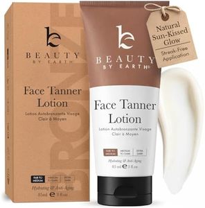 USA Made with Natural & Organic Ingredients Face Tanner - Face Self Tanning Lotion, Non Toxic Facial Self Tanner, Gradual Tan Lotion, Sunless Moisturizer for Fake Tan for Women & Men