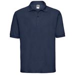 Jerzees Colours Mens 65/35 Hard Wearing Pique Short Sleeve Polo Shirt (L) (French Navy)