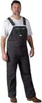 Walls Liberty Men's Stonewashed Denim Bib Overall, Graphite, 54W x 30L