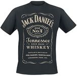 JACK DANIELS BIO-TS011078JDS-XXL Classic Logo Men's T-Shirt (2X-Large, Black)