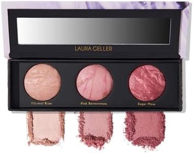 LAURA GELLER NEW YORK Geller's Greatest Better Than Ever 3-Piece Blush-n-Brighten Marbleized Blush Palette Trio