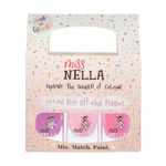 Miss Nella Special Kids Nail Polish 3 Pack: The & Water blue Peel-off Based Formula (sweet little pack)