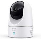 eufy Security Indoor Cam E220, Pan & Tilt, Indoor Security Camera, 2K - 3 MP Wi-Fi Plug-in, Voice Assistant Compatibility, Night Vision, Motion Tracking, HomeBase 3 Compatible, Motion Only Alert