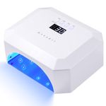 Makartt UV Nail Light - Rechargeable Aurora UV LED Nail Lamp Professional Cordless UV Light for Gel Nails 36W Nail Dryer with 4 Timers & Auto Sensor Fast Curing Nail Lamp for Home Nail Salon Manicure