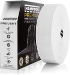 (135 Feet) Bulk Kinesiology Tape Waterproof Roll Sports Therapy Support for Knee, Muscle, Wrist, Shoulder, Back/Original Uncut Premium Therapeutic Elastic & Hypoallergenic Cotton - (White)