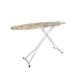 Peng Essentials Seville Ironing Board| Portable and Foldable Ironing Table for Clothes| Height Adjustable Ironing Table with Silicon Pad for Iron Rest, Size- 122x38cm, (Floral)
