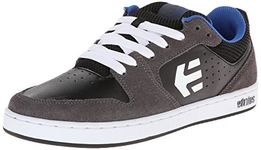 Etnies Men's Verano Skate Shoe, Grey/Black/White, 8.5 UK