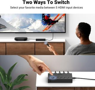UGREEN 5-Port HDMI Switch – 4K Ultra HD Multi-Device Selector