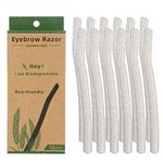 Biodegradable Eyebrow Razors, Facial Hair Remover, Shaver, Trimmer, Shaper, Dermaplaning Tool