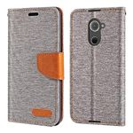 BlackBerry DTEK60 Case, Oxford Leather Wallet Case with Soft TPU Back Cover Magnet Flip Case for BlackBerry DTEK60