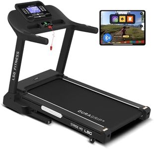 LSG Stride M3 Treadmill 4HP 520mm Running Belt 20km/h 15 Levels of Automatic Incline, Folding Walking/Running Cardio Machine