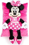 Jay Franco Disney Minnie Mouse 3D Snuggle Pillow - Super Soft - Measures 15 Inches (Official Disney Product)