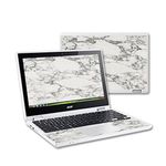 MightySkins Skin Compatible with Acer Chromebook R11 - White Marble | Protective, Durable, and Unique Vinyl Decal wrap Cover | Easy to Apply, Remove, and Change Styles | Made in The USA