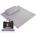 ZenBless Yoga Meditation Cushion Set,Large Square Meditation Floor Pillow, Meditation Mat and Pillow Set for Sitting on Floor,Zafu and Zabuton Meditation Accessories(31.5")