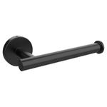 NileHome Toilet Paper Holder Wall Mount Matte Black Bathroom Toilet Paper Roll Holder 304 Stainless Steel Tissue Holder for Bathroom Decor Accessories