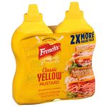 French's Squeeze Yellow Mustard 2 x 850g