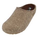 Haflinger Michel, Unisex Adults’ Unlined low house shoes , Beige (Torf 550) , 7 UK (40 EU)