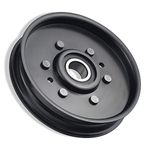 4-5/8" Rotary Heavy Duty Flat Idler Pulley Compatible with JohnD-eere AM37249, AM107468, AM35862 AM37442 393225 Zero Turn Mowers, Fits Models 393225, 1-403009, 1-602501. (1)