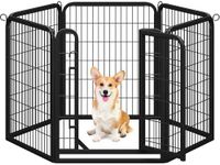 Yaheetech 32 inch 6 Panels Metal Do