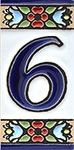 House numbers 3 inch. Handpainted h