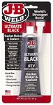 J B Weld 32329 Ultimate RTV Silicone Gasket Maker and Sealant (Black, 3 Oz)