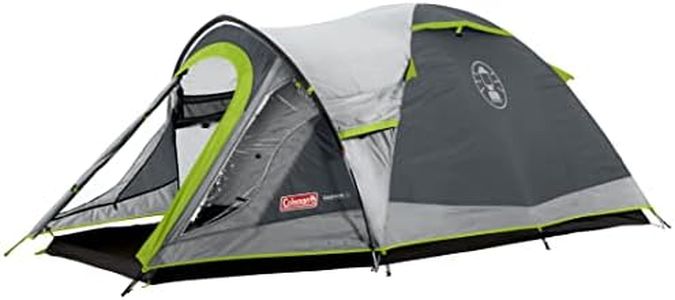 Coleman Darwin 2 Plus Tent, compact 2 man dome tent, light 2 person camping and hiking tent, 100% water-proof, sewn in groundsheet, a compact and light Igloo trekking tent which can be put up quickly