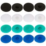 Earbud Tips Foam Ear Tips Replacement Earbud Tips Earbud Replacement Tips Headphone Earbud Tips Headphone Ear Covers Compatible with Sennheiser MX500 Headphones Earbuds Black+White+Grenn+Blue 8 Pairs