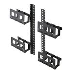 Multi-Device Holder with 4 Racks + Mounting Hardware | Accessory for WALL TV Stand V2/V3/V4/V5/A2 Large Models