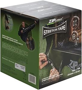 ZIP System Stretch Tape - Flexible Adhesive Flashing - Advanced Acrylic Adhesion - for Sealing Around Curves, Corners, Windows & Doors - Professional-Grade - Weather Protection - 10" x 75' Roll
