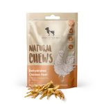 Heads Up For Tails Sara's Natural Chews Dehydrated Chicken Feet Dog Treats - 80g