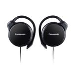 Panasonic RP-HS46E-K On-Ear Earphones Ultra-Slim Profile,High Gloss Finish,Enhanced 30mm Hi-Fi Drivers,Comfort Secure Fit with Ergonomic Ear Hook,,Built-In Mic Control-Stylish Black