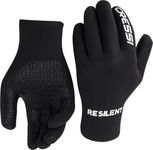 Cressi Resilient Neoprene Gloves - Ultra-Grip Palm For Kayaking Gloves - Warmth & Flexibility for Wild Swimming Accessories - Enhanced Dexterity for Scuba Diving Equipment - Black - L