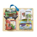 Melissa & Doug Locks & Latches Board Wooden Educational Toy (Sturdy Wooden Construction, Helps Develop Fine-Motor Skills, Great Gift for Girls and Boys - Best for 3, 4, 5 Year Olds and Up)