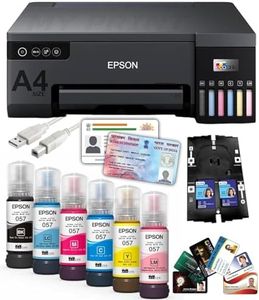 MY PRINT Ecotank L8050|A4 Size 6 Color Wireless Colour Home Inkjet Printers| 3D Printer|(With Epson Ink)|Pvc Card Print|2023 Model|With Usb Cable Extra, Multicolor