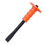 Harden 250mm Flat Head Cold Chisel, One-Piece Forged and Heat Treated, For Concrete and Masonry - 610816