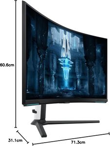 Samsung Odyssey Neo G85NB 32" 4K Gaming Monitor – UHD, Curved Display