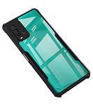 Amazon Brand - Solimo Back Case Cover for Mi Redmi 9 Power | Compatible for Mi Redmi 9 Power Back Case Cover | Clear Case for Mi Redmi 9 Power with Camera Protection | (TPU + PC | Matte Black)