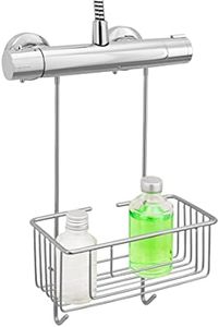 kowald ® Cesto portaoggetti per doccia da appendere al rubinetto, in acciaio inox, 100% antiruggine
