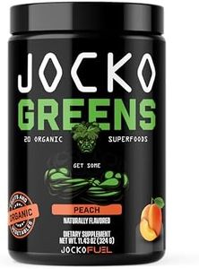 Jocko Fuel Daily Greens Powder - Premium Organic Greens Superfood Powder for Gut Health, Digestion, Bloating, Immune Support with Spirulina, Chlorella, Digestive Enzymes, & Probiotics - 30 Servings