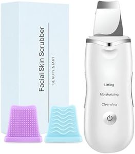 HOMEFUNK Appareil exfoliant doux pour la peau, nettoyant pour le visage et les points noirs, nettoyage des pores, retrait des rides, extracteur de comédons, soin de la peau avec 3 modes rechargeable