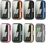 8Pack Screen Protector Compatible with Samsung Galaxy Fit 3 SM-R390 Cases ( Not for Galaxy Fit2/Galaxy Fit) Smartwatch Covers Scratched Resistant Screen Protectors intended for Samsung Galaxy Fit 3