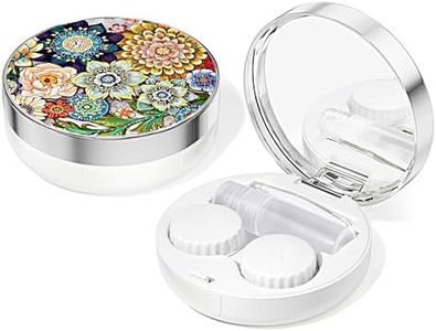 Contact Lens Case/Contact Case, Travel Contact Lens Case Cute Contact Case and Solution Perfect for Daily Travel Outdoor
