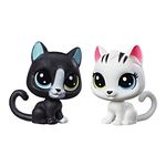 Littlest Pet Shop C2148AS00 Black & White BFFs Kitten 2 Pack