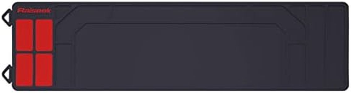 Raiseek Rifle Shotgun Cleaning Mat, Anti-Slip Magnetic Gun Maintenance Mat, Rubberized Repair Mat 36" x 10" (Dark Blue)