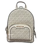 Michael Kors Jaycee XS Mini Convertible Backpack MK Signature Crossbody (Light Cream), Light Cream