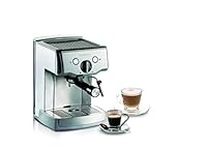 Ariete 1324 Metal Espresso Machine Coffee Maker, Powder or Pods, Hot Water Dispenser and Milk Frother for Barista Style Teas and Coffees, Without Grinder