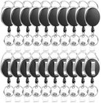 20 Pack Badge Reels Retractable ID 