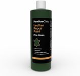 Furniture Clinic Leather Repair Paint | 2-in-1 Seal and Color | Use on Scratches, Tears, and Holes in Car Seats, Furniture | Quick and Easy Leather Repair Kit for Furniture (Pine Green, 500ml / 17oz)